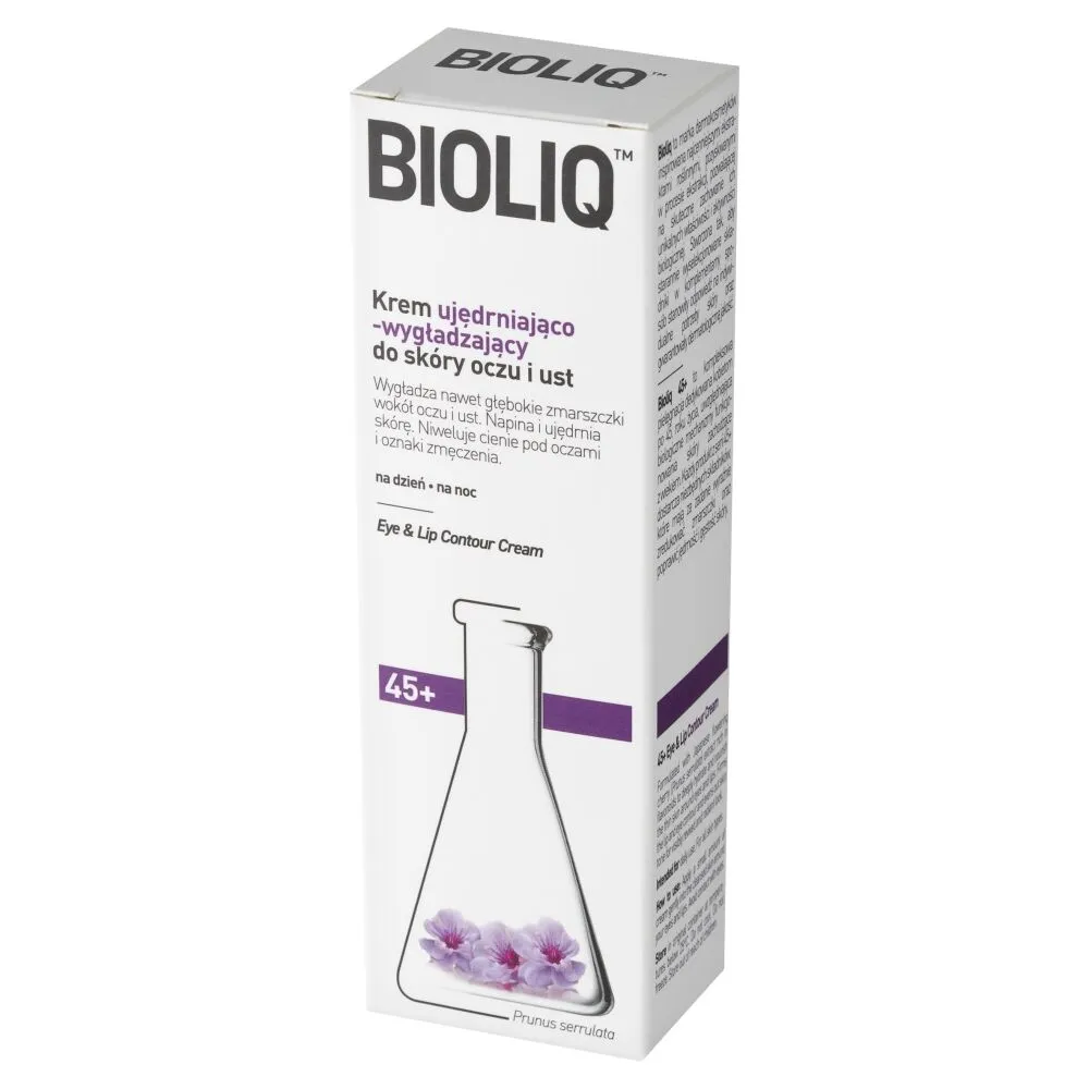 Bioliq Krem Ujędrniająco-Wygładzający 45+ do skóry oczu i ust
