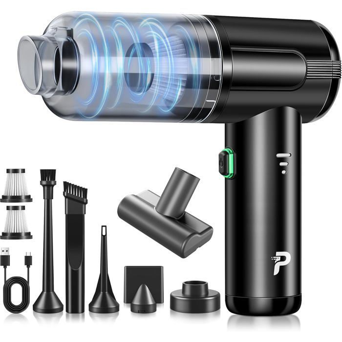 Cordless Handheld Vacuum Cleaner, 25000Pa Powerful Cordless Car Vacuum Cleaner with Large Capacity Battery, Mini Rechargeable Vacuum Cleaner