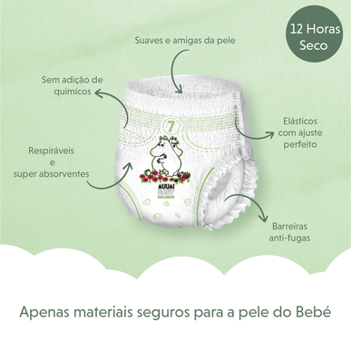 Muumi Plenkové kalhotky Muumi 16-26 Kg Velikost 7 34 jednotek 34 jednotek