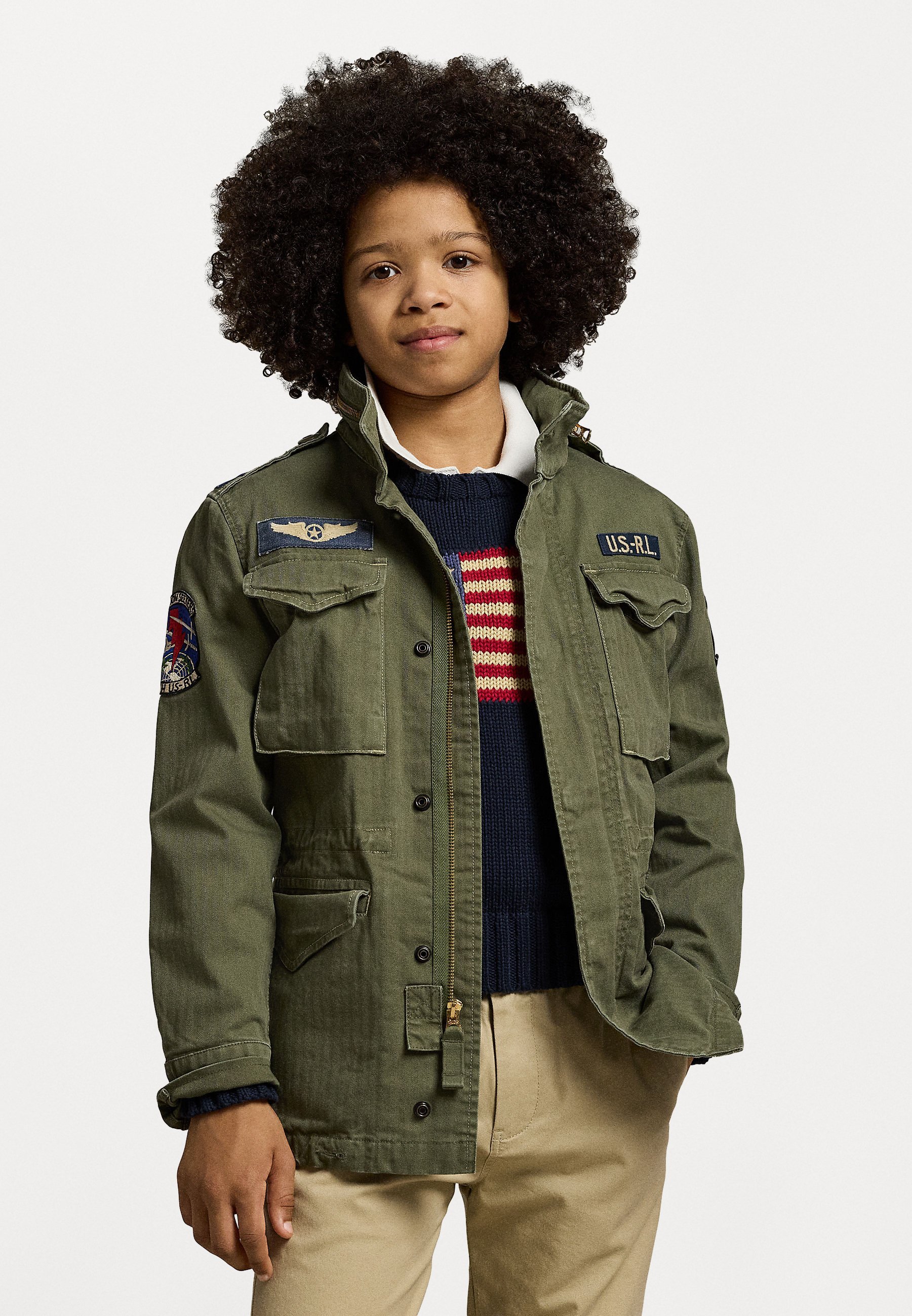 Polo Ralph Lauren THE ICONIC FIELD VESTE - Parka - Olive Mountain