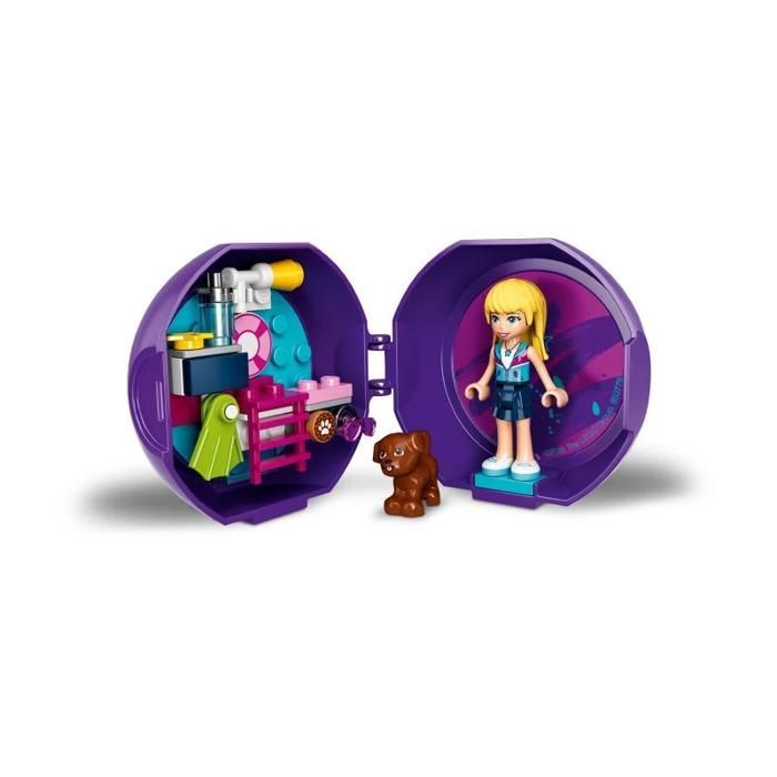 Brinquedo LEGO Friends - LEGO - 853778 - Cápsula Portátil - Mini Boneca Stephanie - Acessórios de Natação