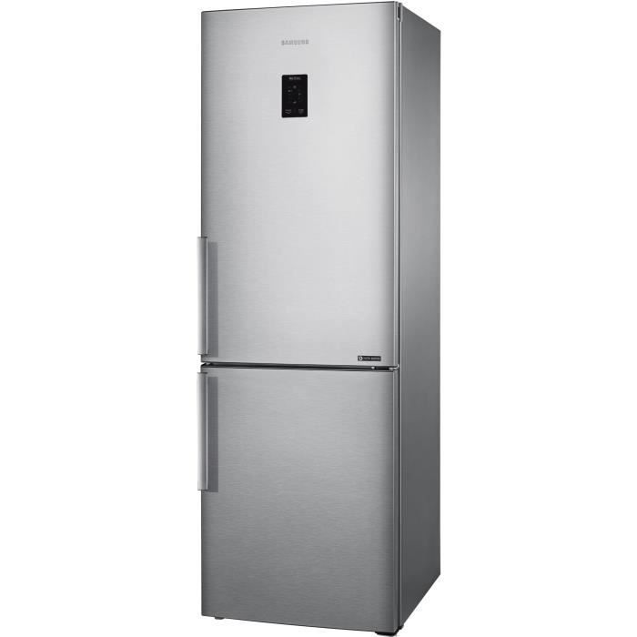 SAMSUNG RB33J3315SA 2-Door Fridge Freezer, 339L (231 + 108), 185cm, Metal Grey