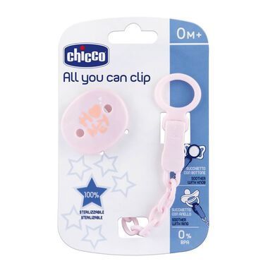 Chicco Universal -tutinpidike, vaaleanpunainen, 1 kpl, 1 kpl
