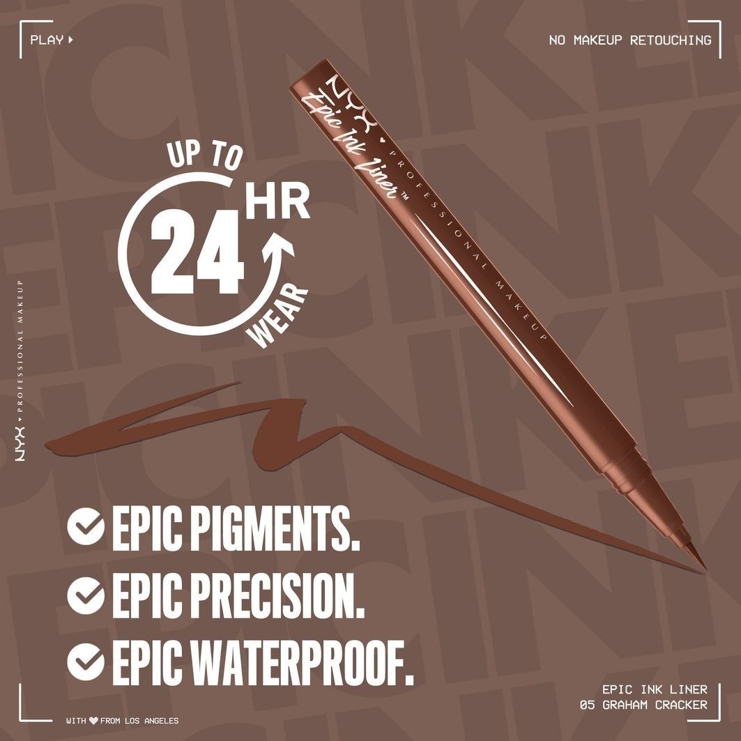NYX Professional Makeup acu zīmulis Epic Ink Liner - 1 ml