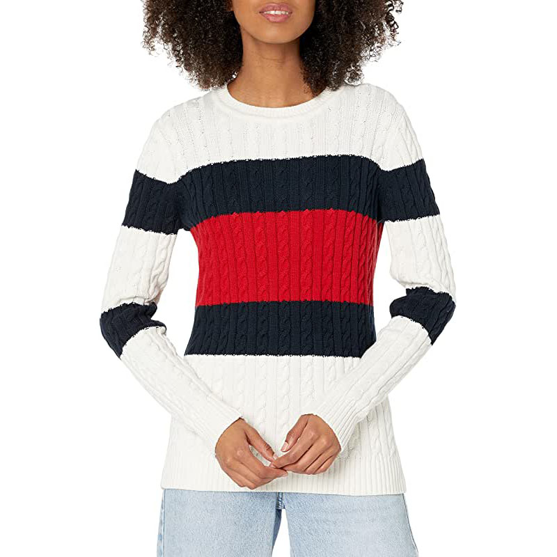 Pull Tommy Hilfiger pour femme, coupe classique