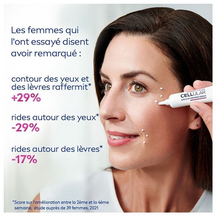 NIVEA CELLULAR Expert Filler Trattamento Contorno Occhi e Labbra - Crema Idratante - Anti-età - 15 ml