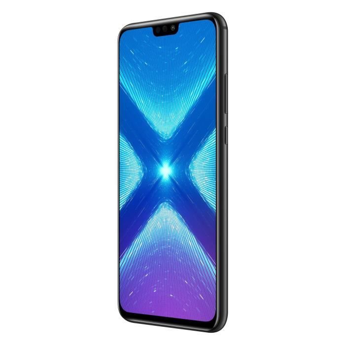 Smartphone - HONOR - 8X Noir - 64 Go - 4 Go de RAM - Ecran 6,5