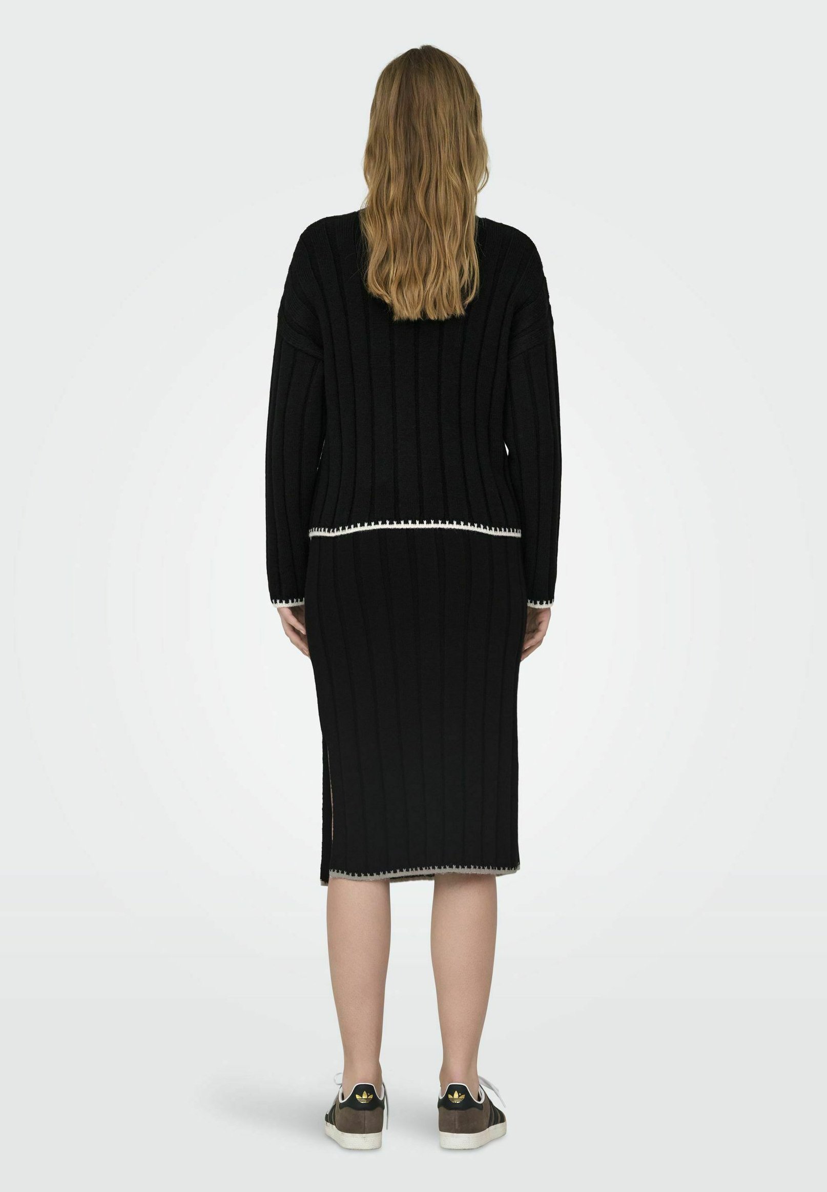 Suéter de gola alta Only Maternity McChick Stitch - preto