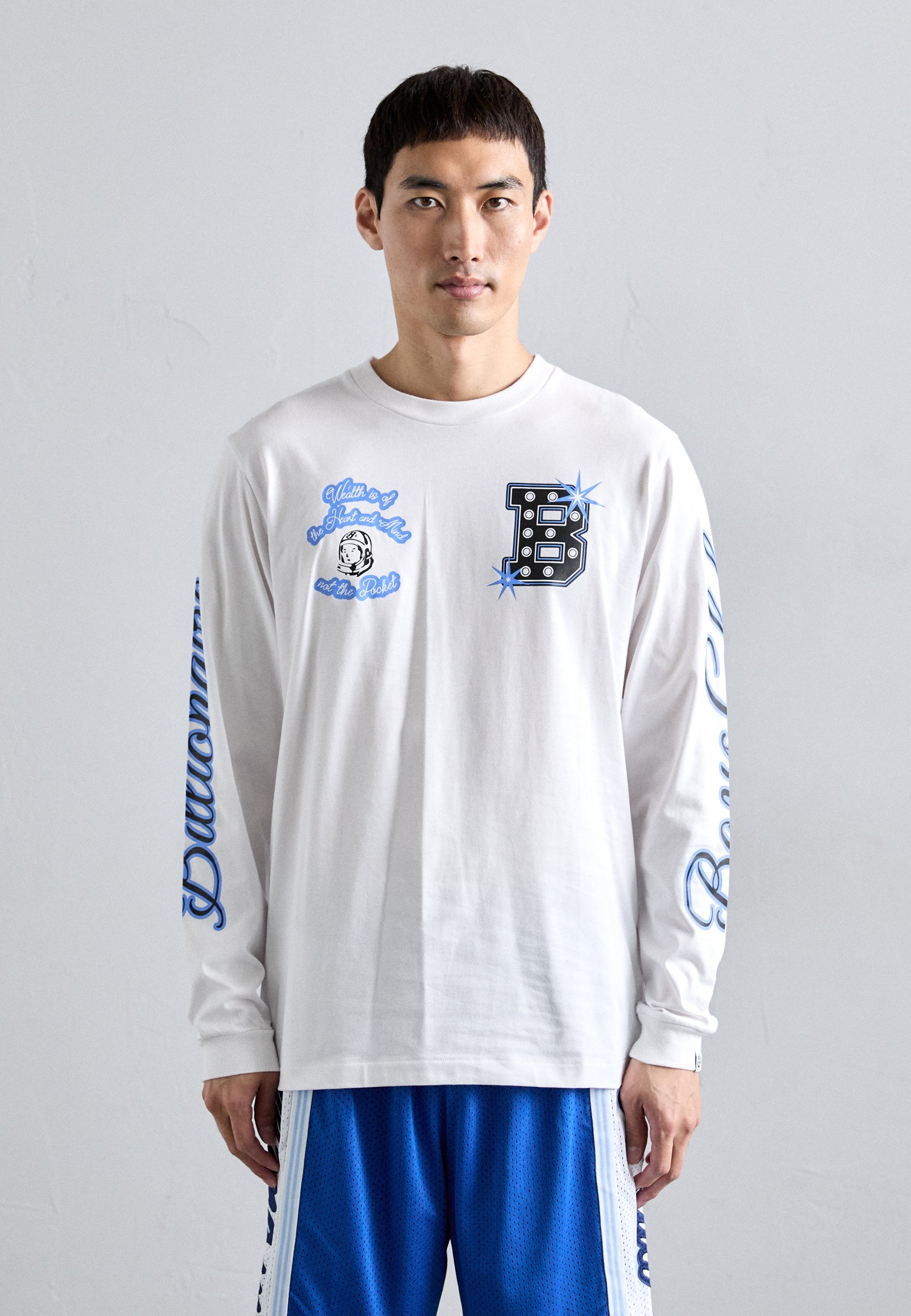 Billionaire Boys Club MULTI GRAPHIC - Bluzka z długim rękawem - biała