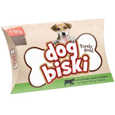 Briantos DogBiski Hundekekse – Huhn, Rind & Tomate