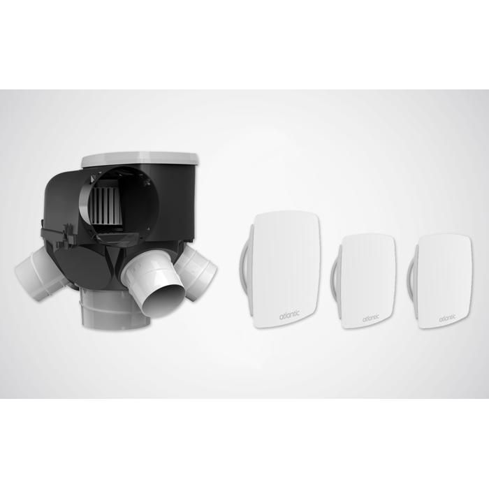 Kit de ventilación autorregulable Autocosy para hasta 4 baños - Normativa 2018