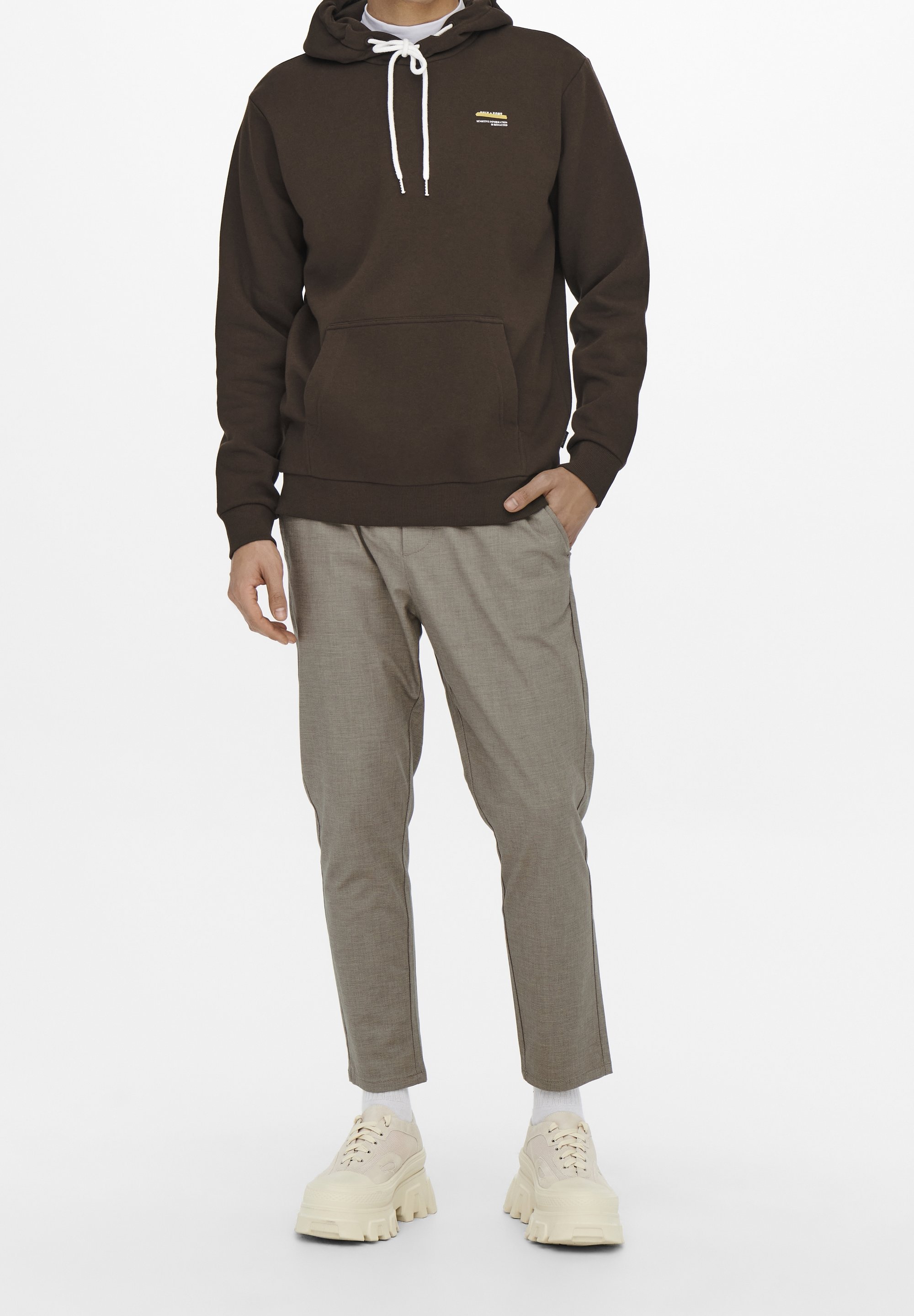 Only & Sons trainingsbroek - beige