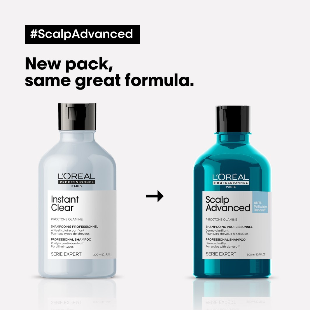 L'Oréal Professionnel Hair Shampoo Scalp Advanced Anti-Dandruff Dermo-Clarifier – 300 ml