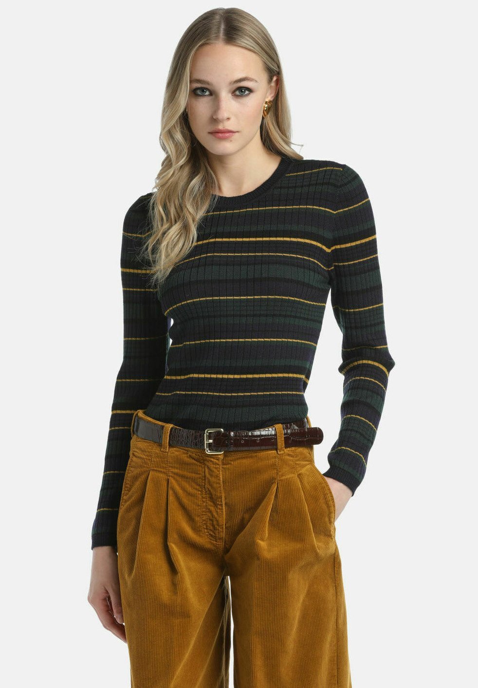 Luisa Spagnoli MAKAO - Pullover - blu/verde