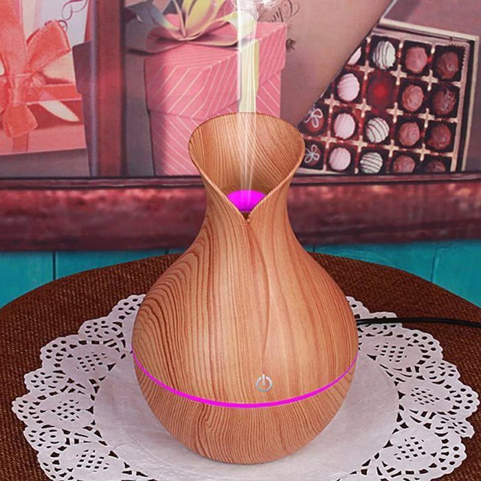 Ultrasonic aroma diffuser, electric humidifier, aromatherapy for office, living room, oil diffuser, wood