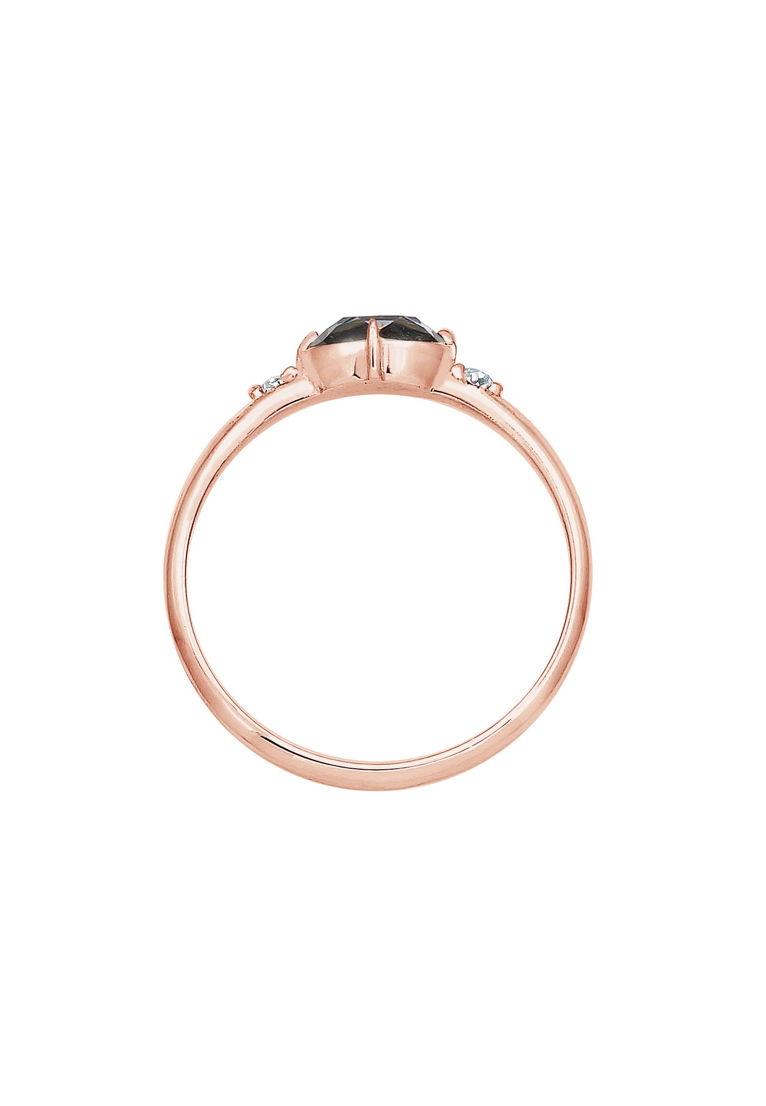 Elli Femmes Simple Elégant avec cristaux en argent sterling 925