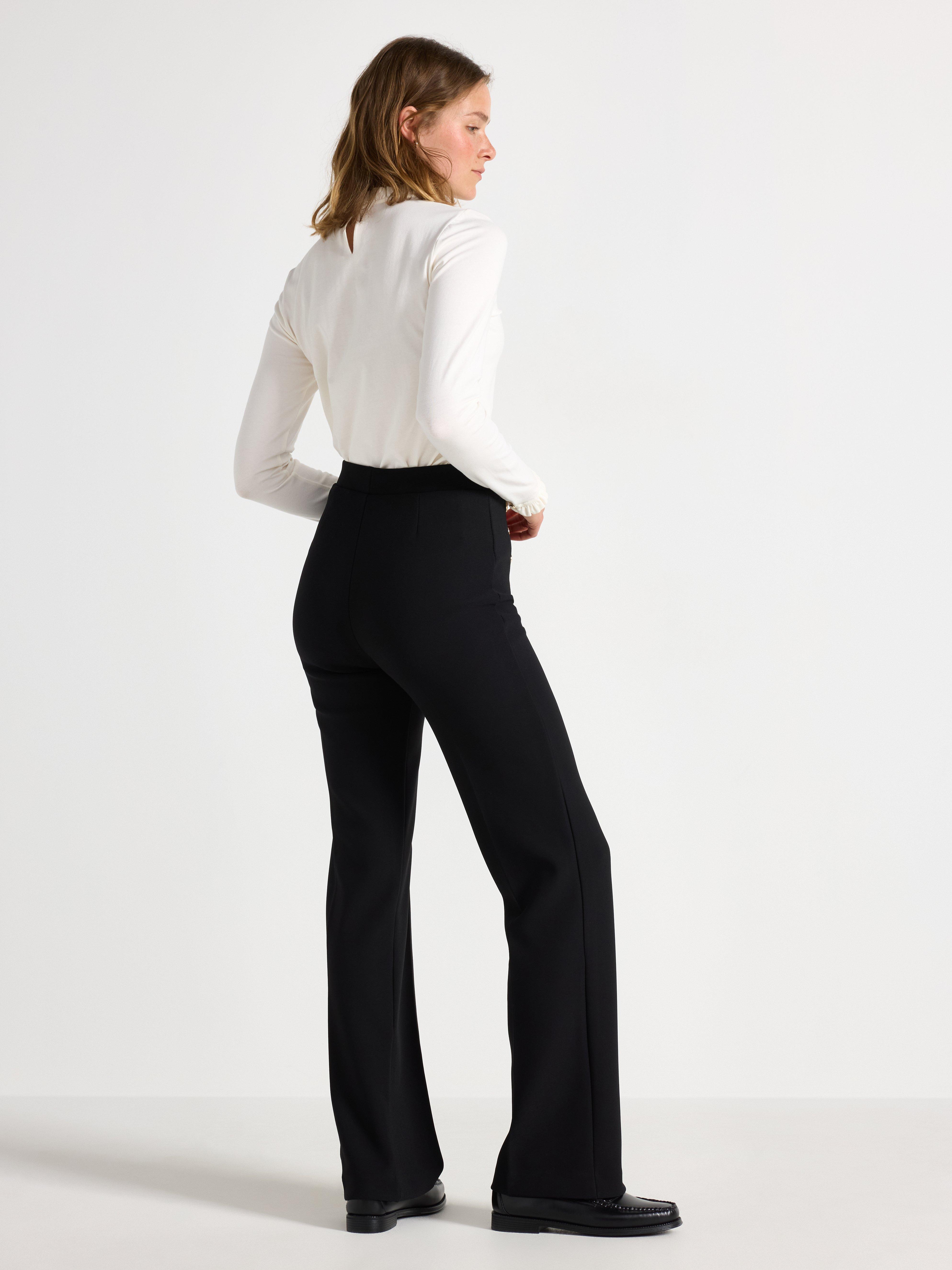 Pantalon noir à jambes extra longues