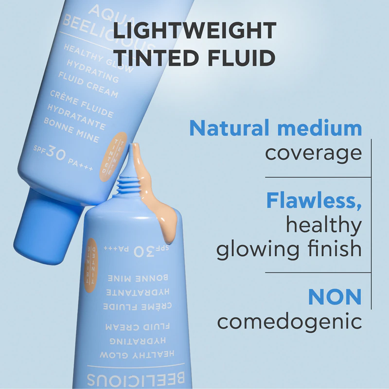 Apivita Aqua Beelicious Tinted Fluid SPF30 – leicht getöntes Fluid mit aufhellender Wirkung