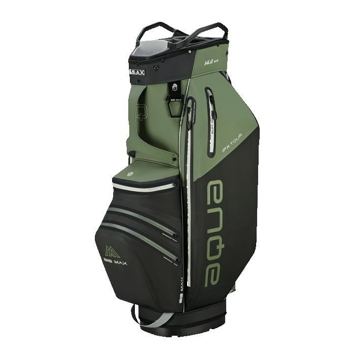 Big Max AQUA IPX Tour – Wasserdichte Golftasche – Cartbag – Grün/Schwarz