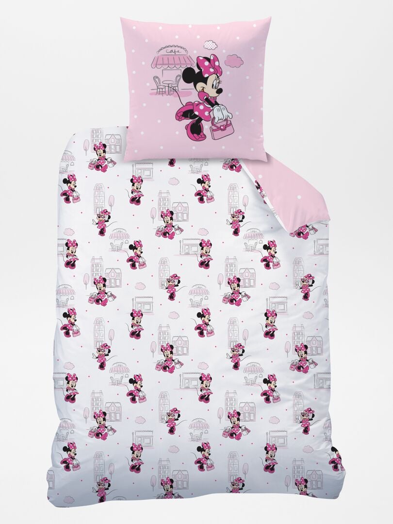 Minnie Mouse beddengoedset - eenpersoons - ROZE
