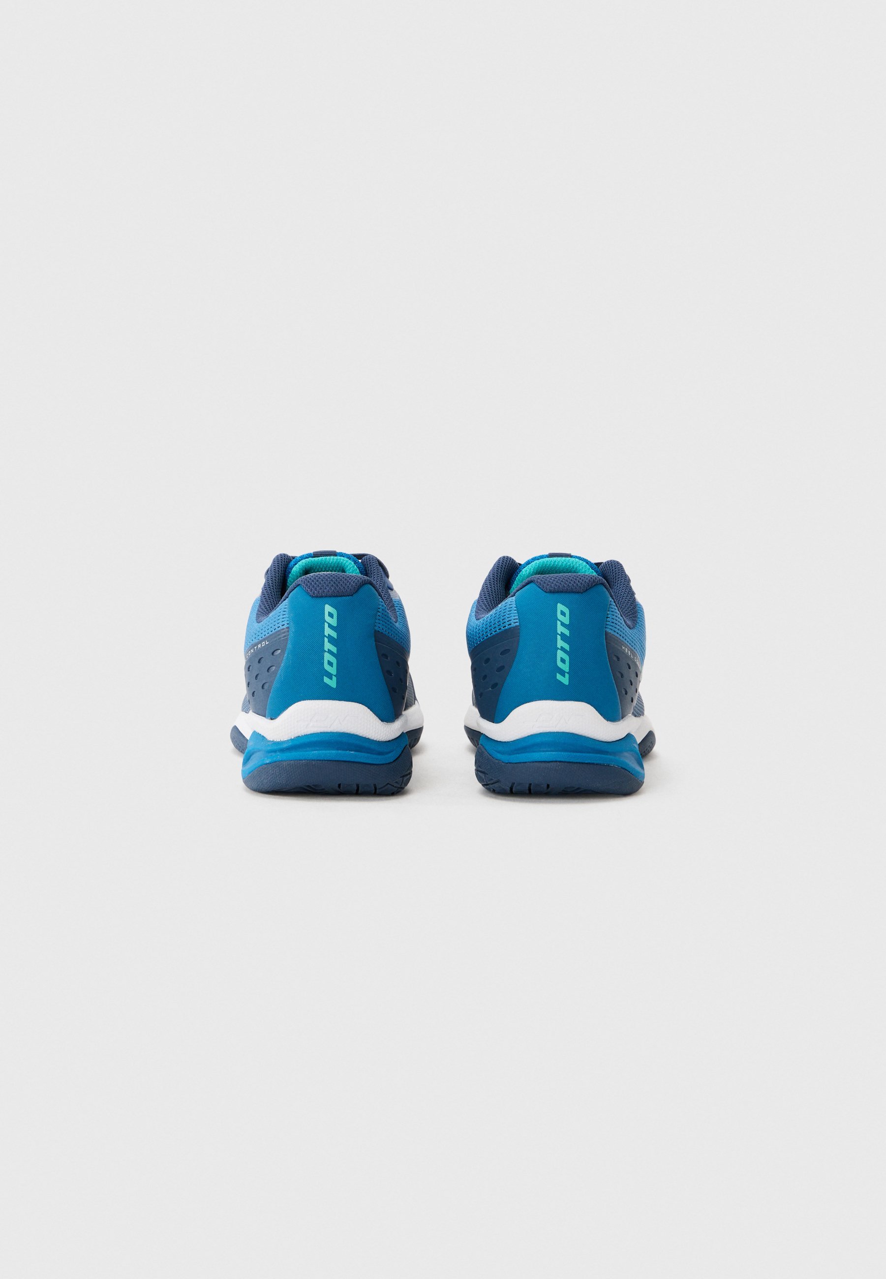 Lotto MIRAGE 400 ALLROUND - Multicourt tennisschoenen - oceaanblauw/volledig wit/Mykonosblauw