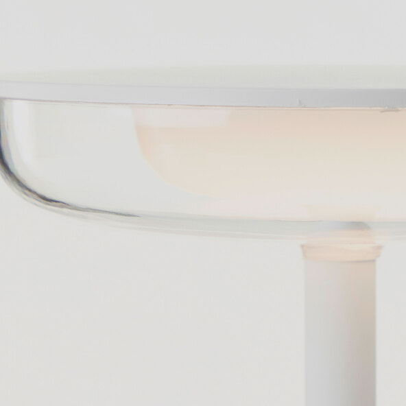 LED-Akku-Tischleuchte Nevio, weiß