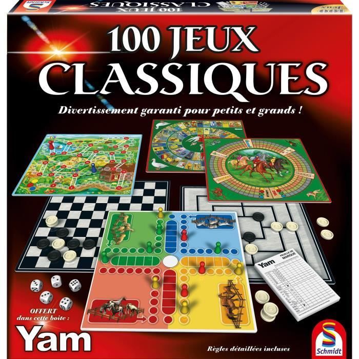 100 klassista lautapeliä, SCHMIDT SPIELE, Nauti 100 klassisesta pelistä tässä täydellisessä setissä!