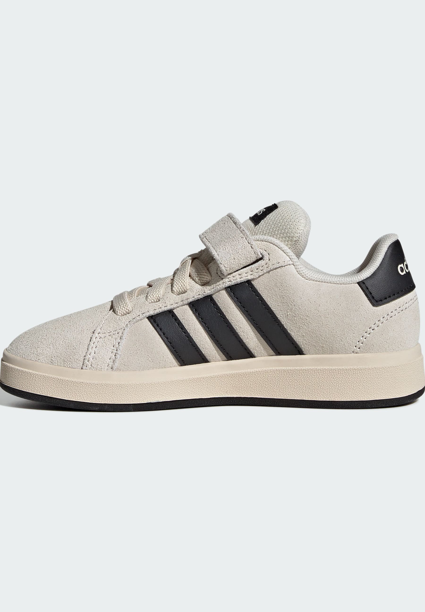adidas Sportswear GRAND CORUT - Dětské boty - bílá/střední černá/bílá