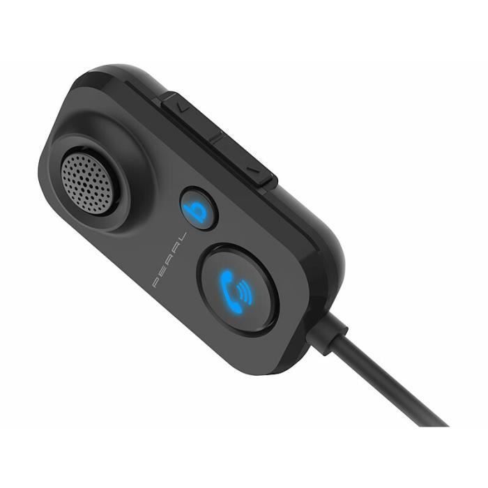 Kit mãos-livres - CALLSTEL - Bluetooth 5.0 - Preto - Compatível com Siri e Google Assistente