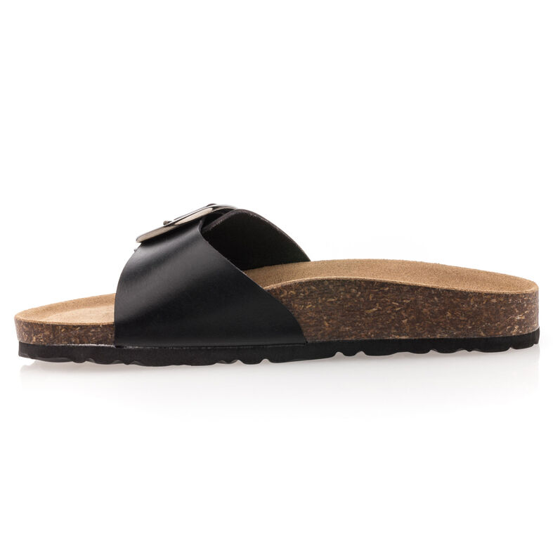 Svarte sandaler / sko med åpen tå til dame