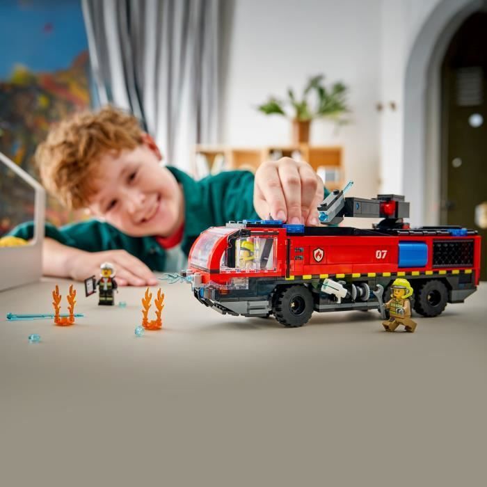 LEGO City 60499 Airport Fire Truck - Construction Toy for ages 7+