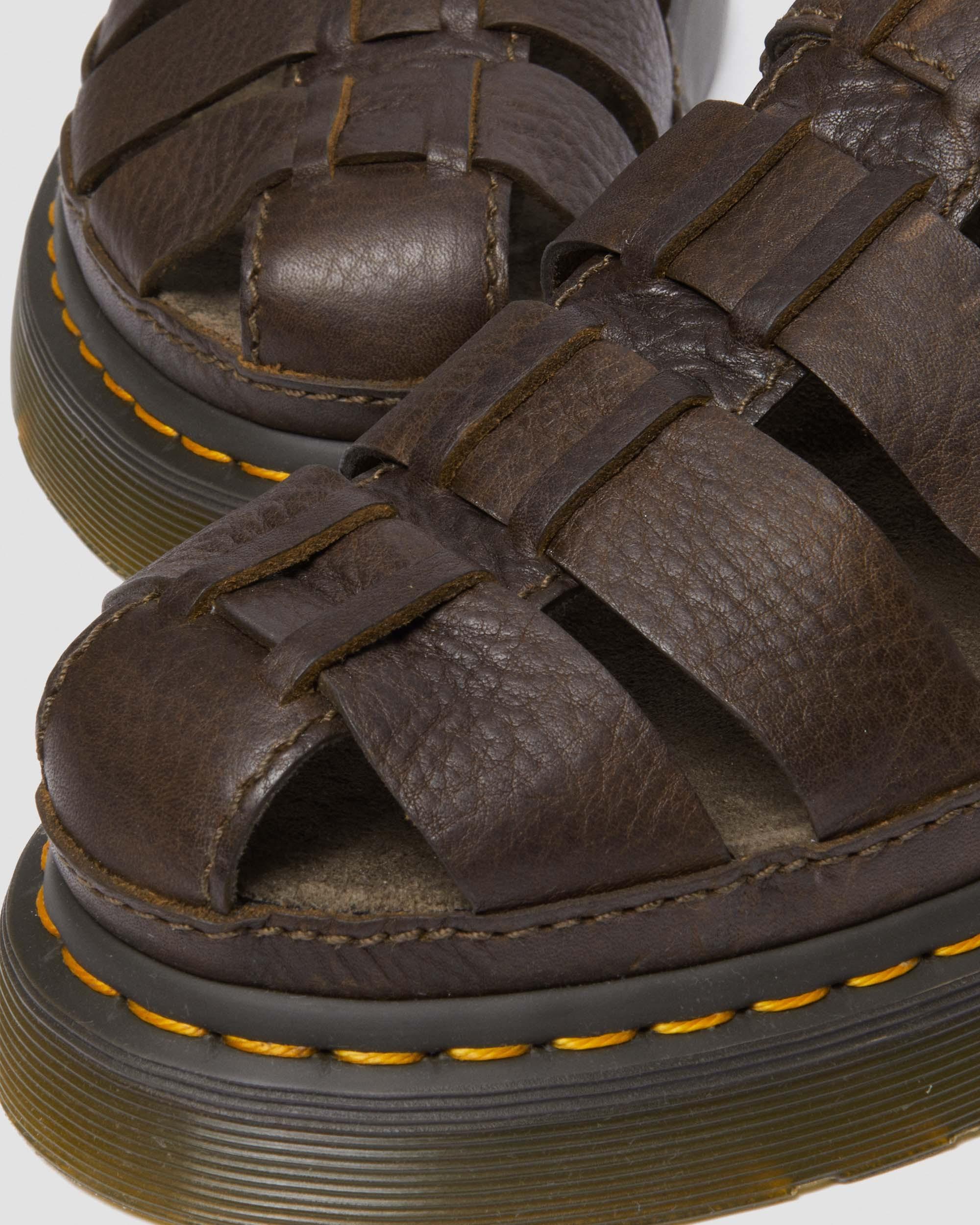 Wrenlie Leder Fisherman Sandalen