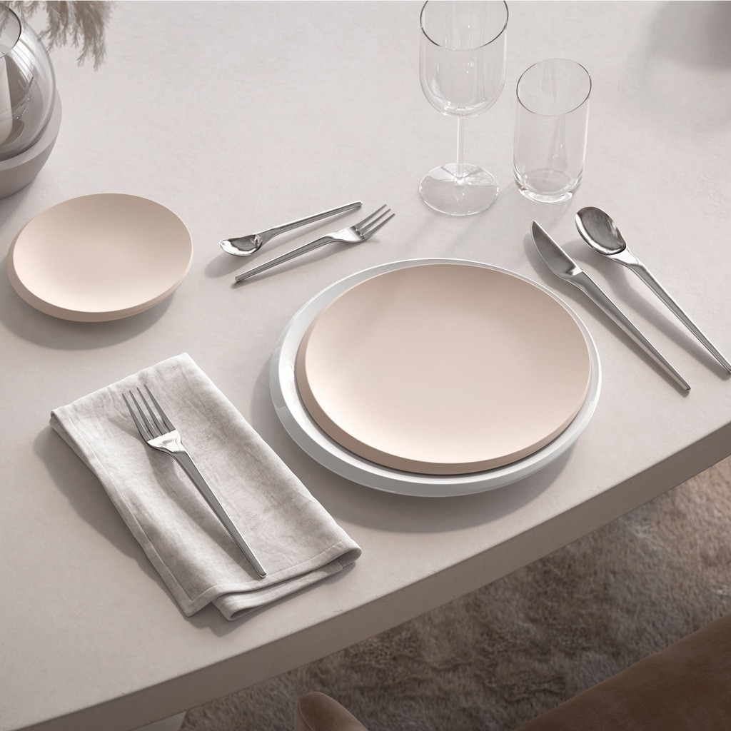Villeroy & Boch NewMoon Beige kūkas šķīvis - 1 gab.