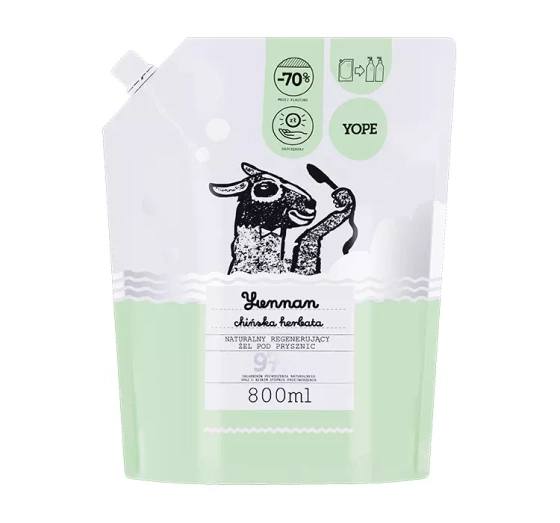 Yope Naturalny żel pod prysznic Yunnan refill 800ml