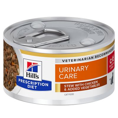 Hill's Prescription Diet Feline c/d Stufato per lo stress urinario per gatti - Pollo
