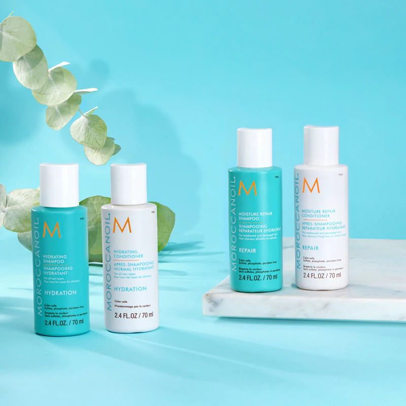 Shampoo reparador Moroccanoil para cabelos quimicamente danificados