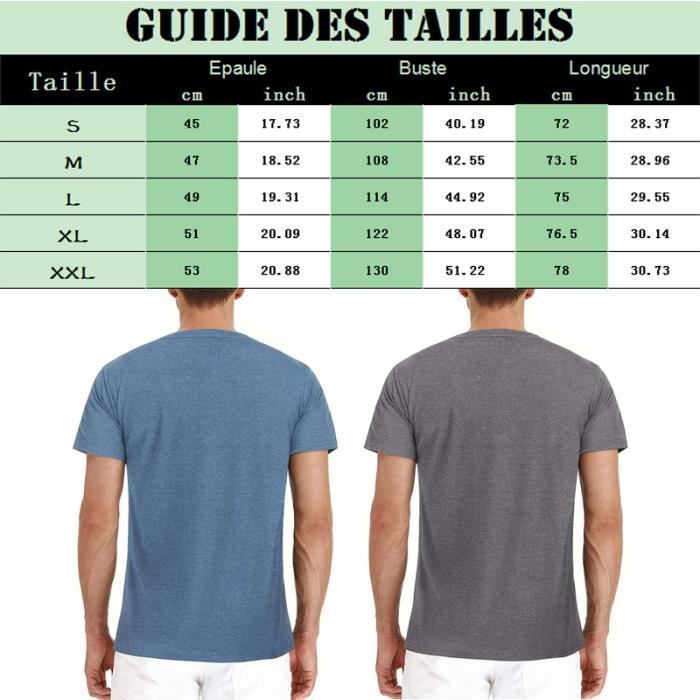 Pacote com 2 camisetas masculinas - LEOCLOTHO - Gola redonda - Manga curta - Azul