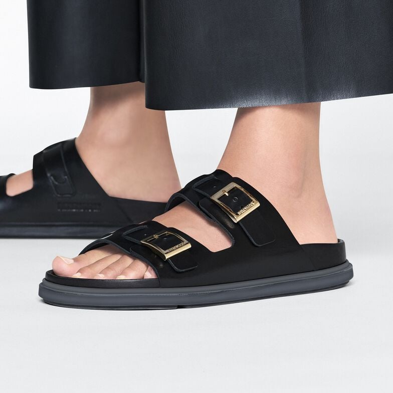 St Barths Pelle naturale - Black Black