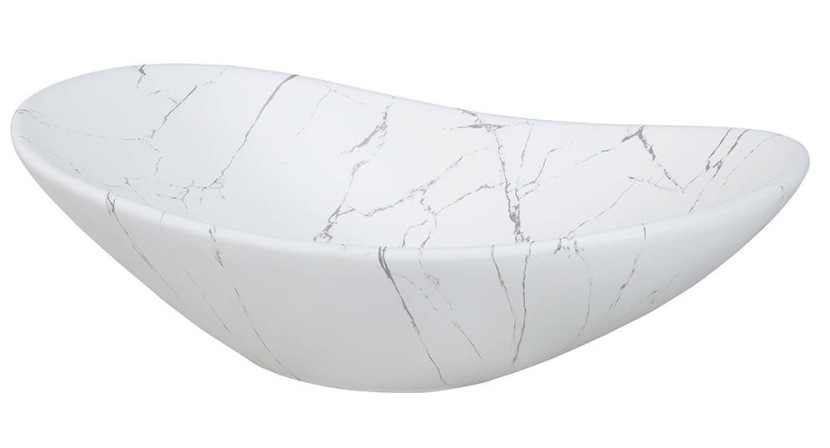 Umywalka nablatowa ceramiczna LENA MW17