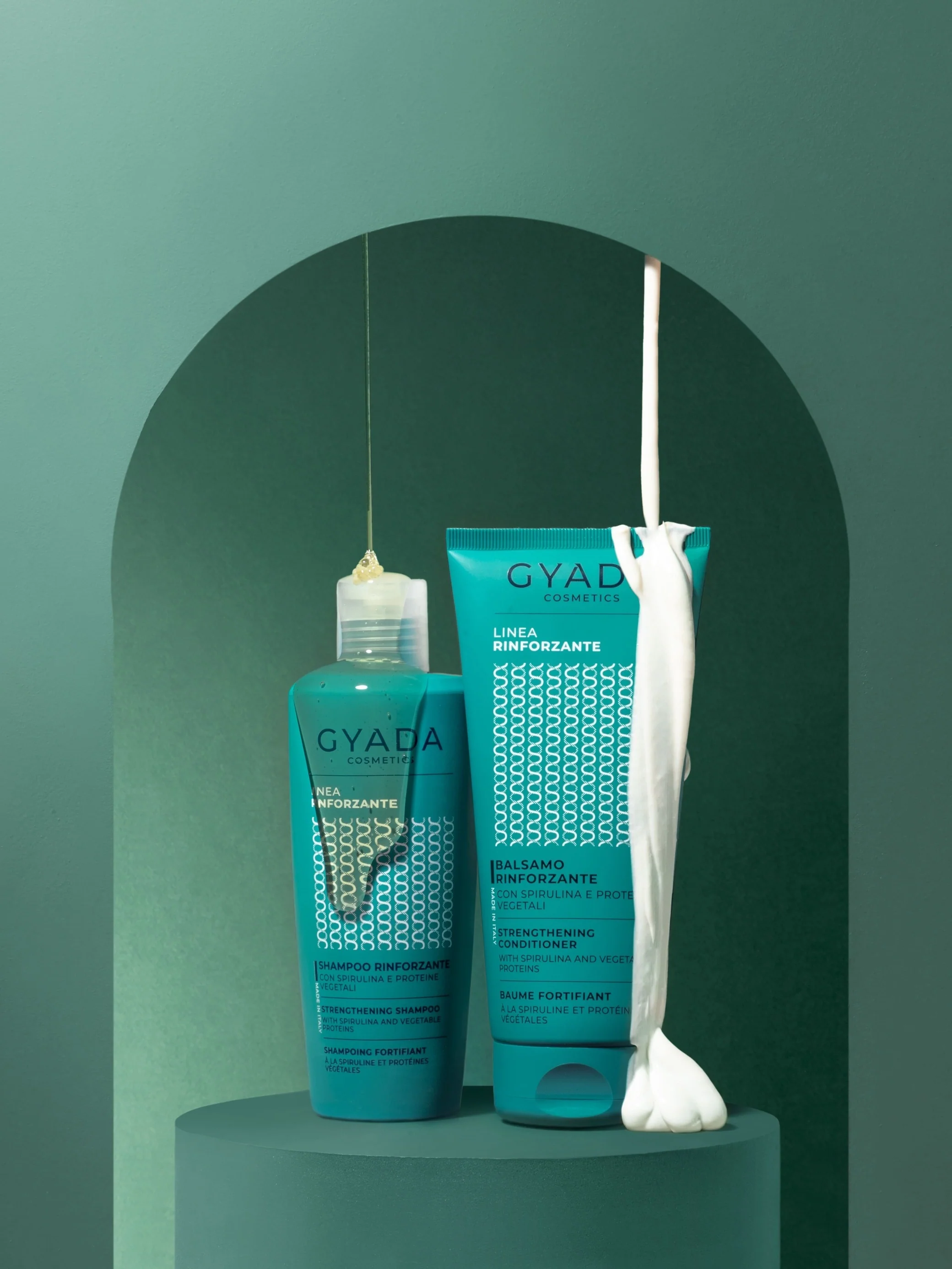 Spirulina Hair Power Box - Cofanetti per Capelli, Shampoo Rinforzante, Balsamo Rinforzante Capelli