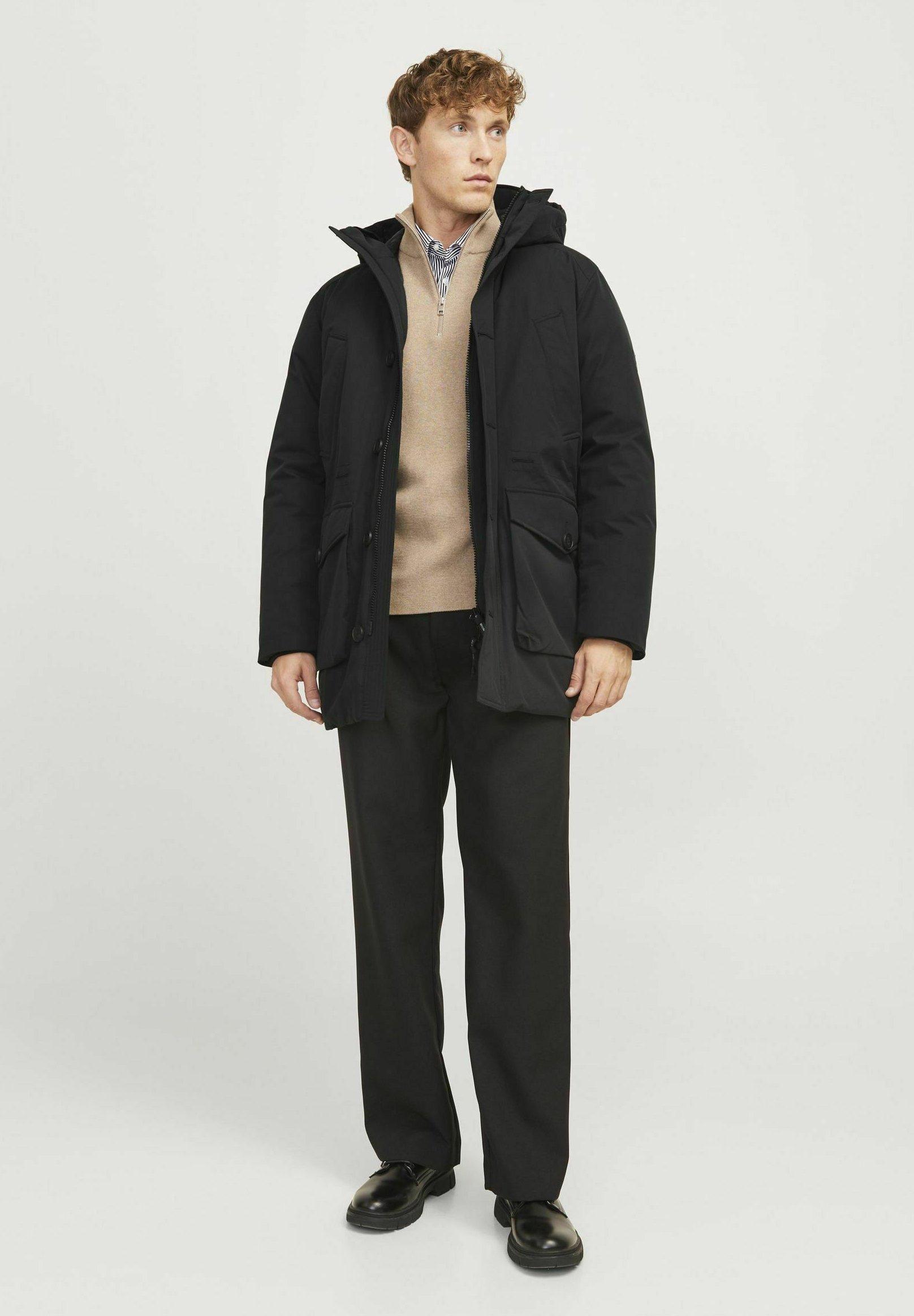 Płaszcz zimowy Jack & Jones PREMIUM - czarny