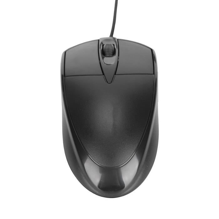 Mouse per computer cablato SALUTUYA M1 - Nero - Plug and Play - Design ergonomico - Alta reattività