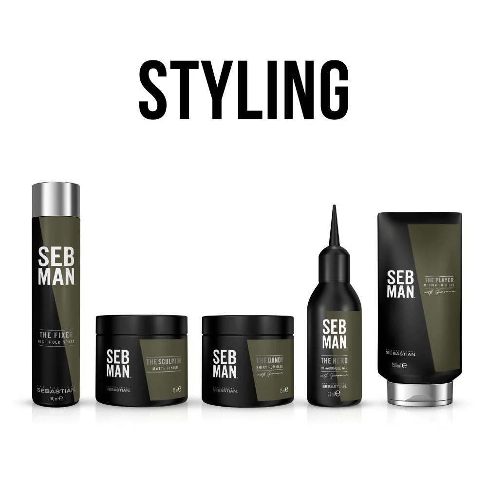 Hair Care Seb Man The Player - Gel a Tenuta Media - Gel Capelli
