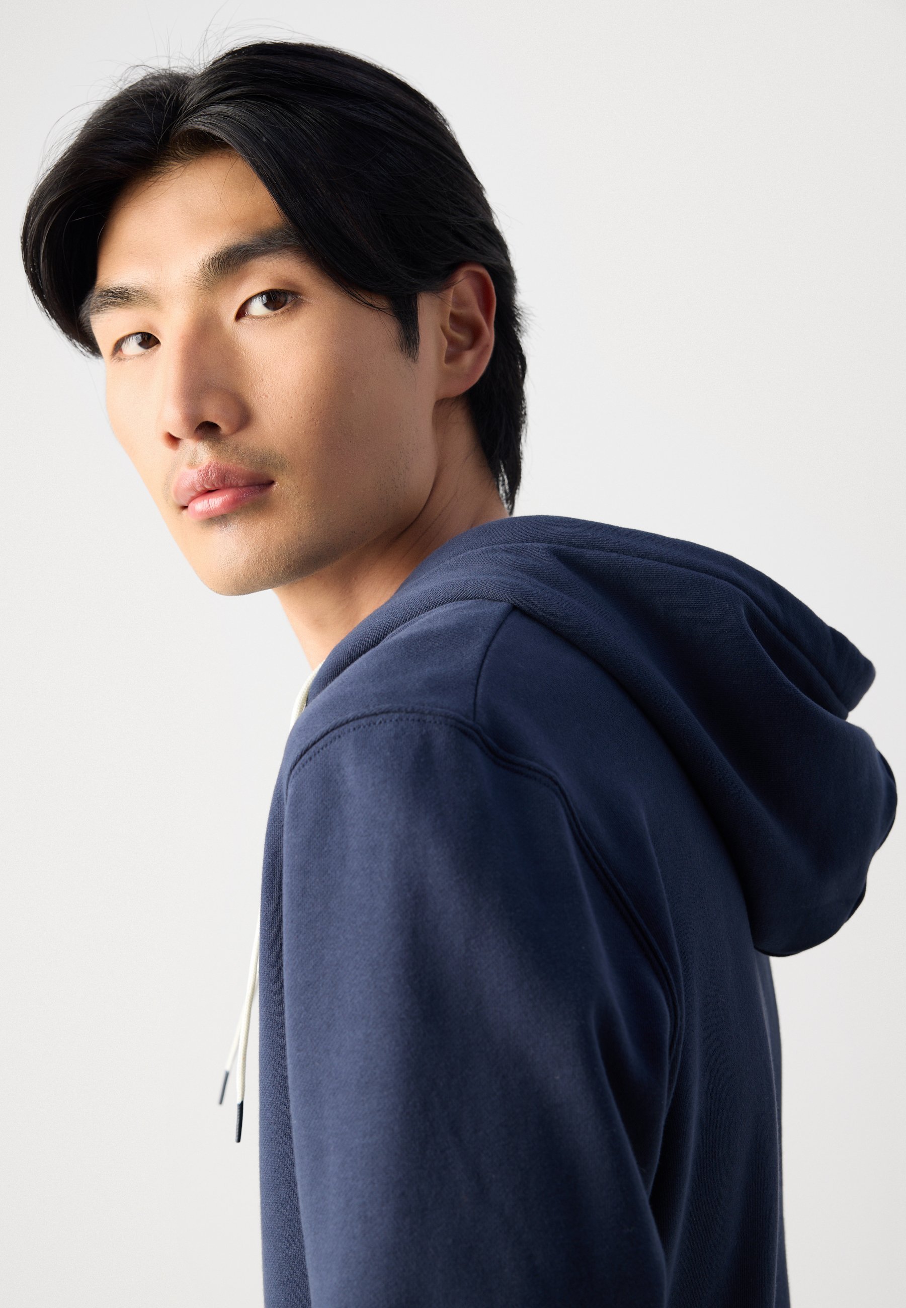Scotch & Soda FULL ZIP LOGO HOODIE - Sweatshirt met ritssluiting - Sky Captain