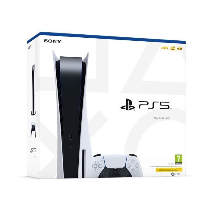 Consola de salón - Sony - Playstation 5 - 825 GB - Paquete - Blanco - Elden Ring + Gran Turismo 7