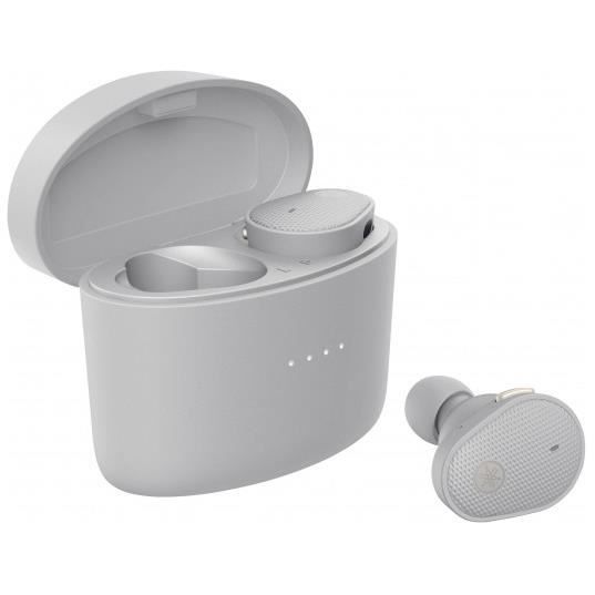 Yamaha TW-E5B – Kabellose Bluetooth 5.2-Ohrhörer, IPX5-zertifiziert, 30 Stunden Akkulaufzeit
