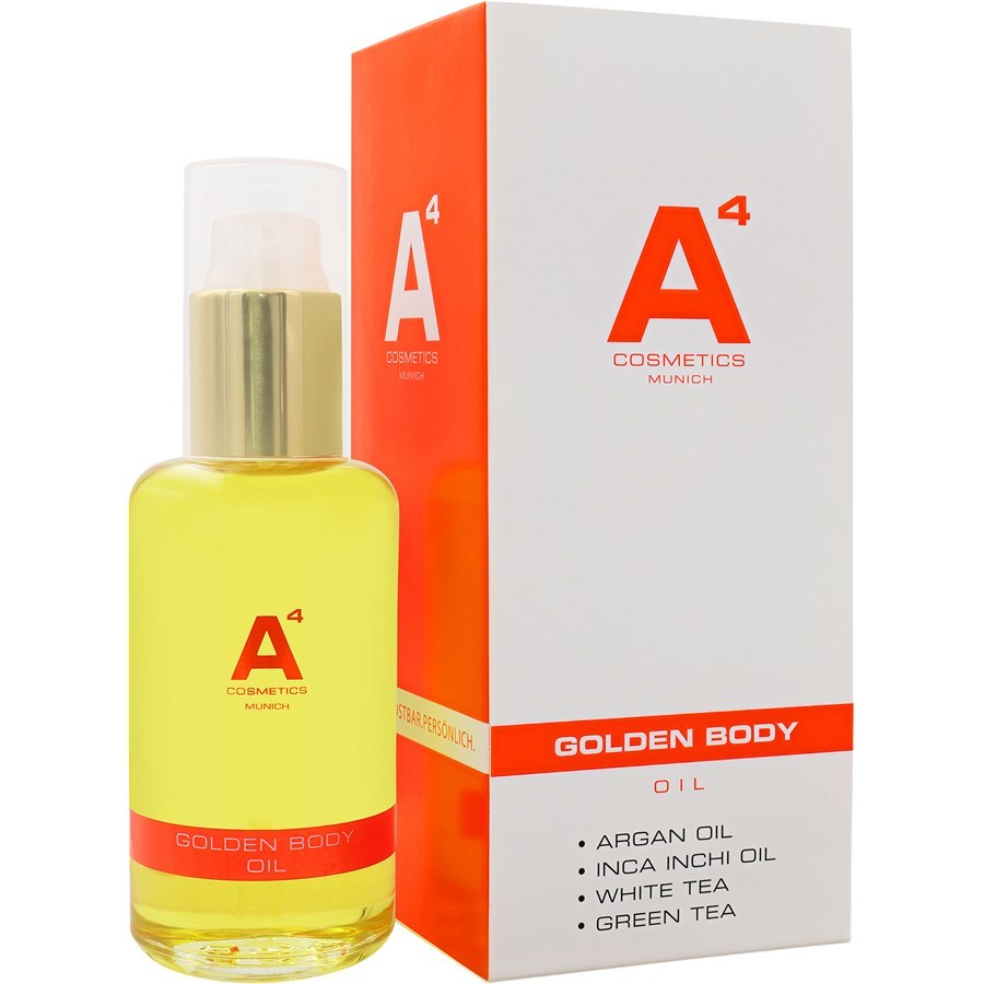 A4 Cosmetics auksinis kūno aliejus - 100 ml