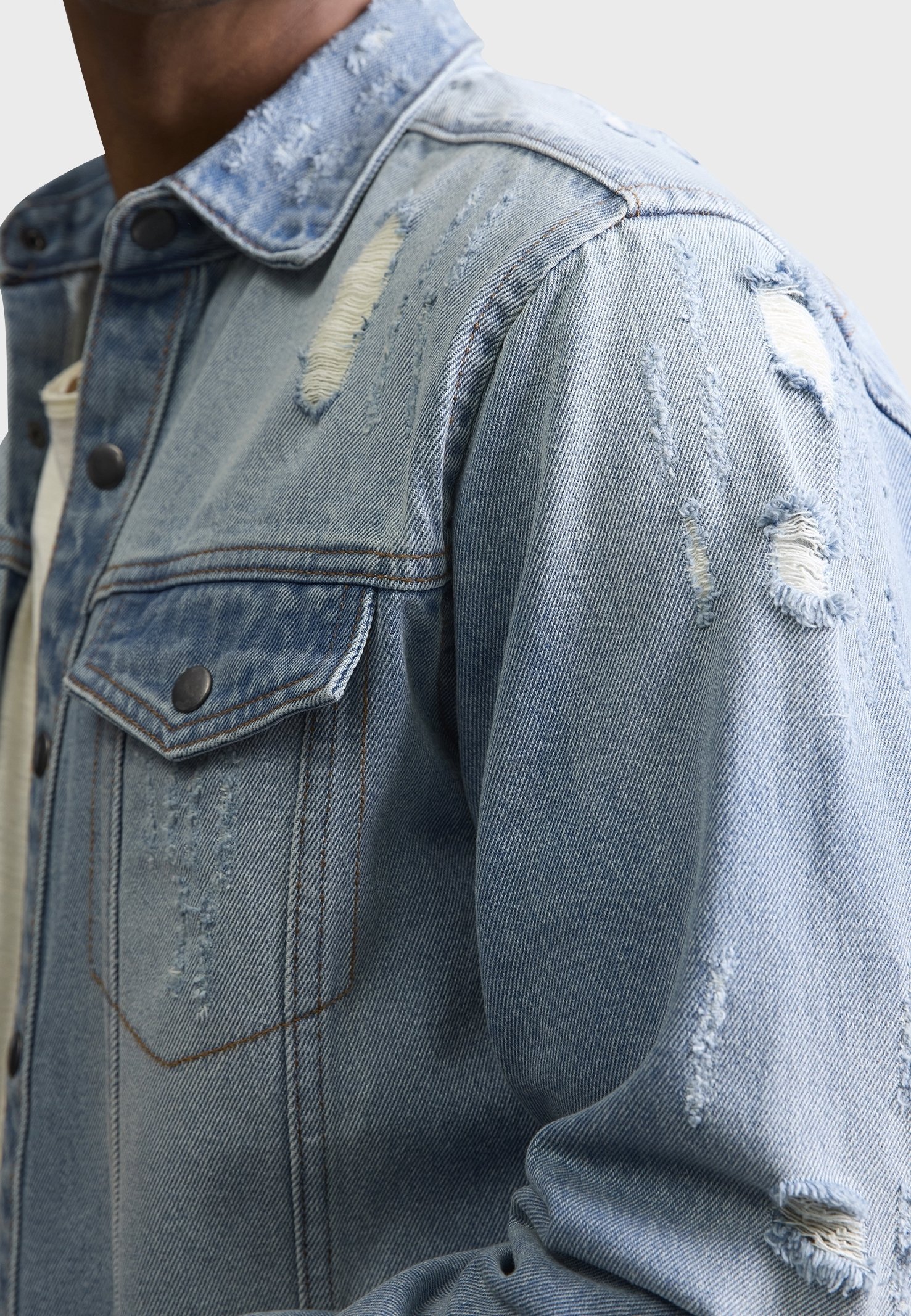 Redefined Rebel Shirt - lichtblauw