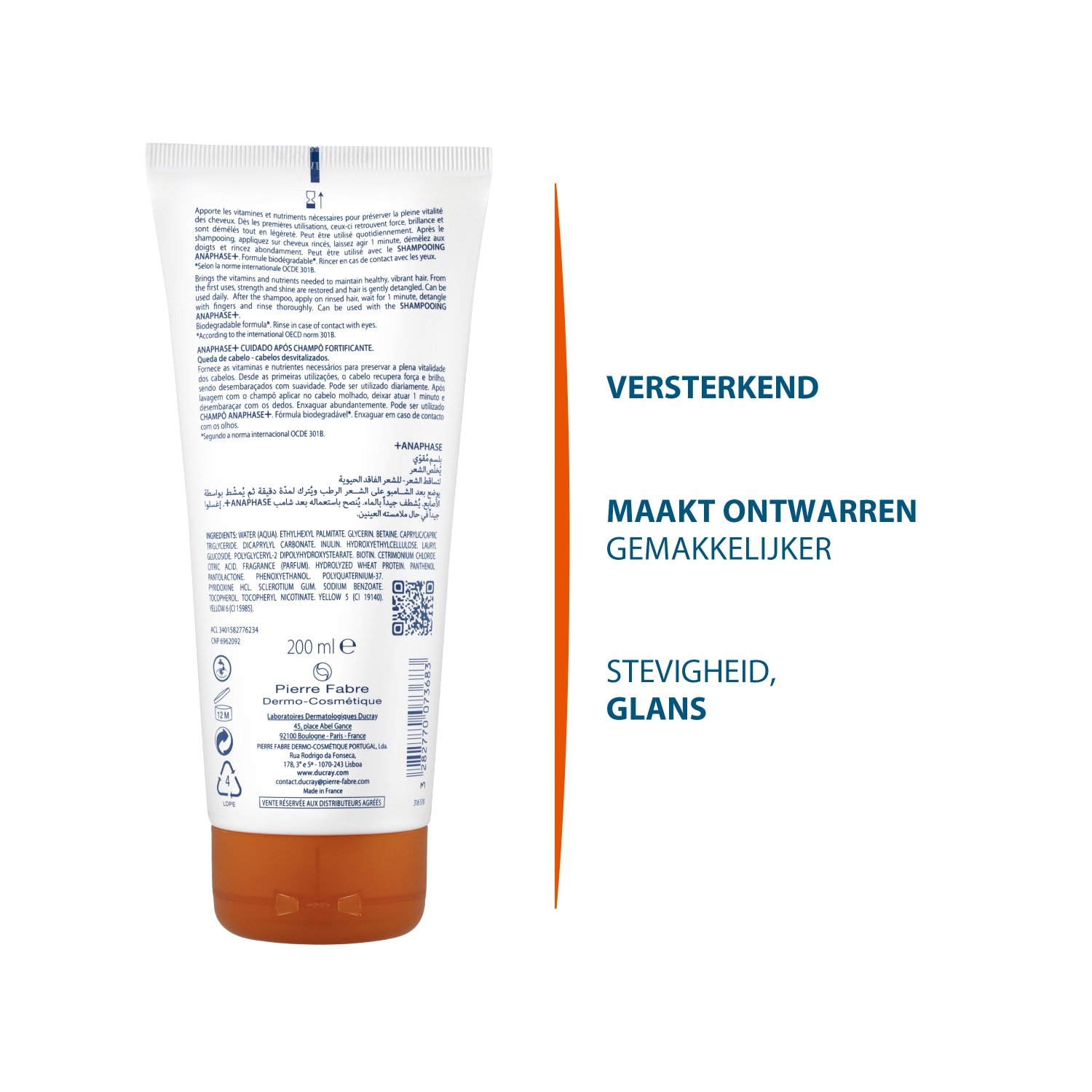 Ducray kondicionér ANAPHASE+ posilňujúci kondicionér - 200 ml