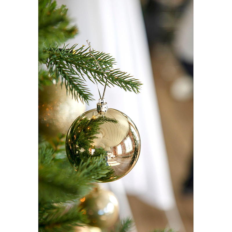 Weihnachtskugeln für Zuhause, 9er-Pack, Durchmesser 6 cm